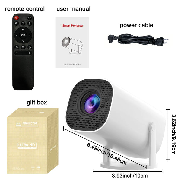 4K Supported Android Portable Home Theater & Gaming Projector

🚀 Benefits