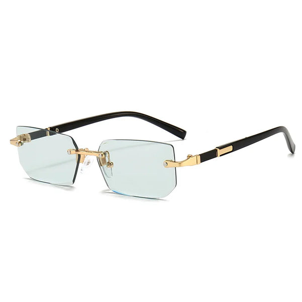 Upgrade Your Style with Trendy Rimless Rectangle Sunglasses