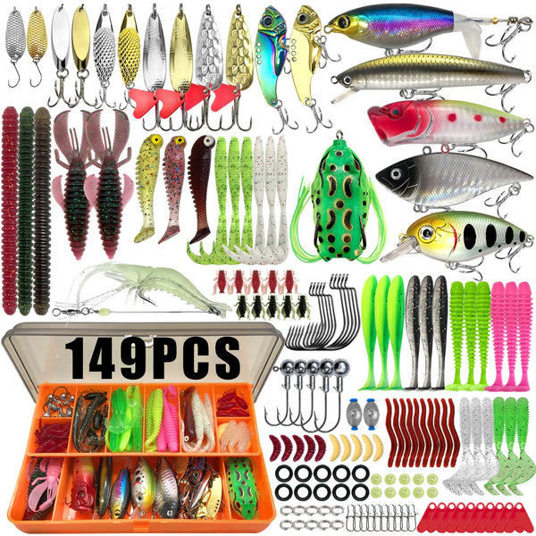 Catch More Fish with the Ultimate Multi-Piece Fishing Lure Kit!