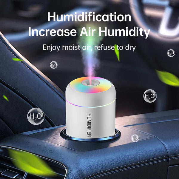 Mini Air Humidifier Aroma Diffuser LED Mist Maker