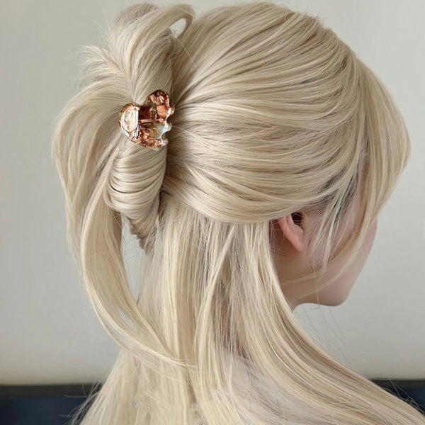 Elegant Heart-Shaped Hair Claw Clip