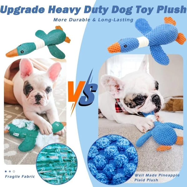 Tough Squeaky Plush Pet Toy