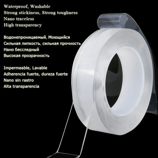Transparent Nano Double Sided Tape Waterproof