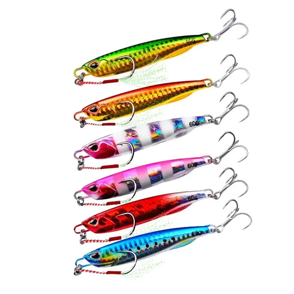 Heavy-Duty Metal Jig Fishing Lure