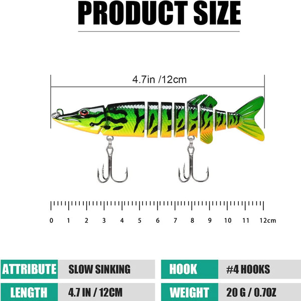 ANFS Multi-Jointed Swimbait Fishing Lure