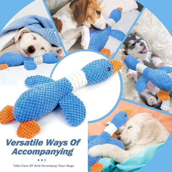Tough Squeaky Plush Pet Toy