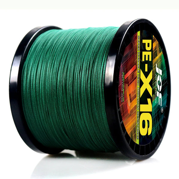Braided Fishing Line, 16-Strand PE