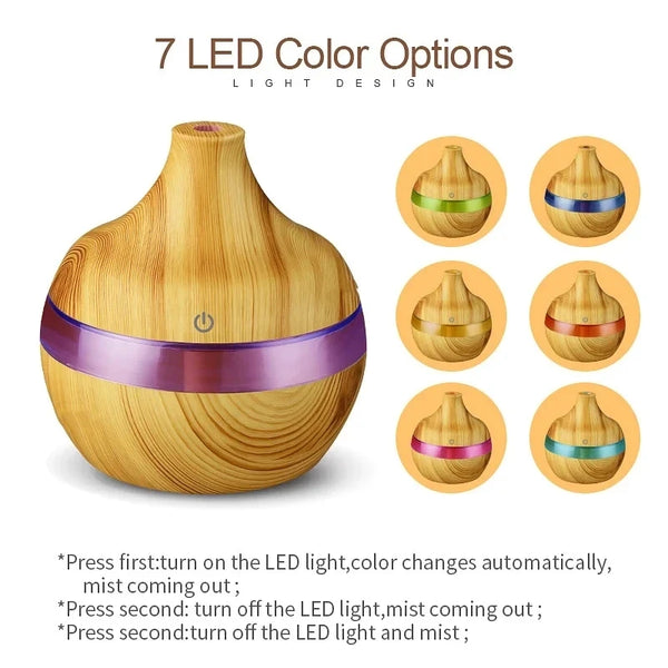 Ultrasonic Aroma Diffuser & Air Humidifier