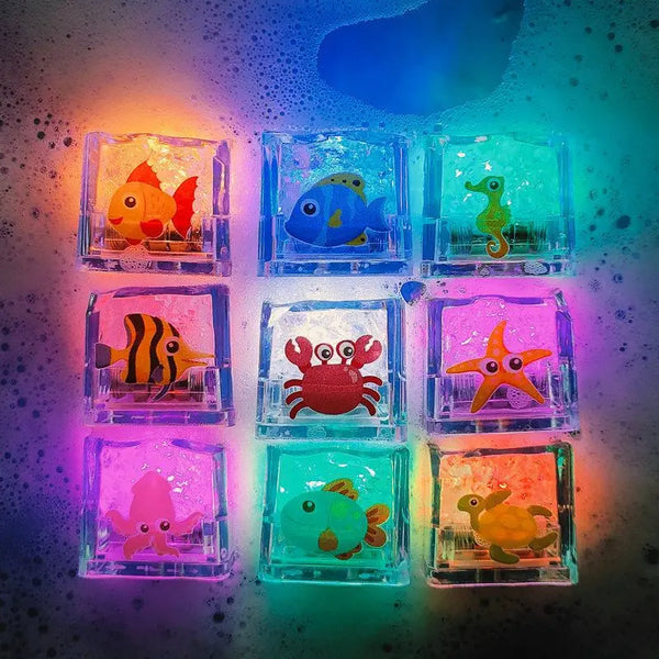 LED Light Up Waterproof Bathtub Toys for Kids