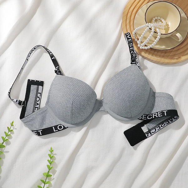 Ribbed Push-Up Bra