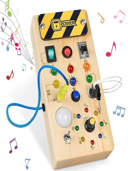 Make Learning Fun with This LED Montessori Busy Board for Kids!