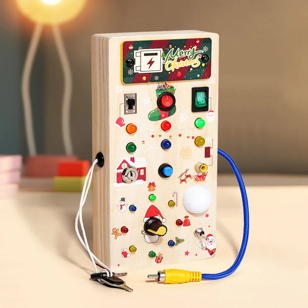 Make Learning Fun with This LED Montessori Busy Board for Kids!