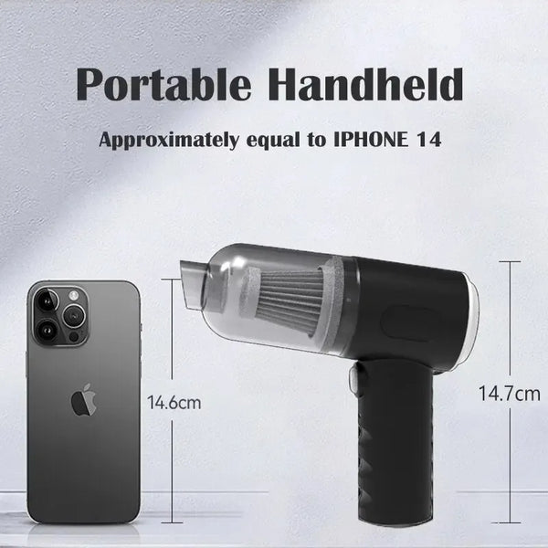 Powerful 9000Pa suction in the palm of your hand