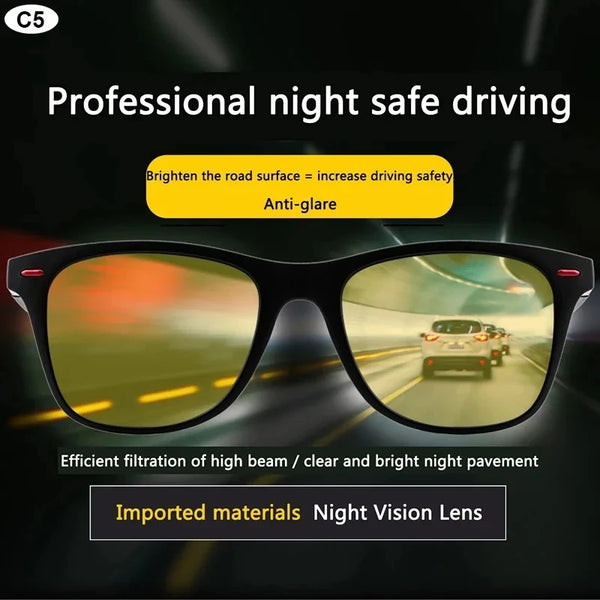 Night Vision Polarized Driving Glasses