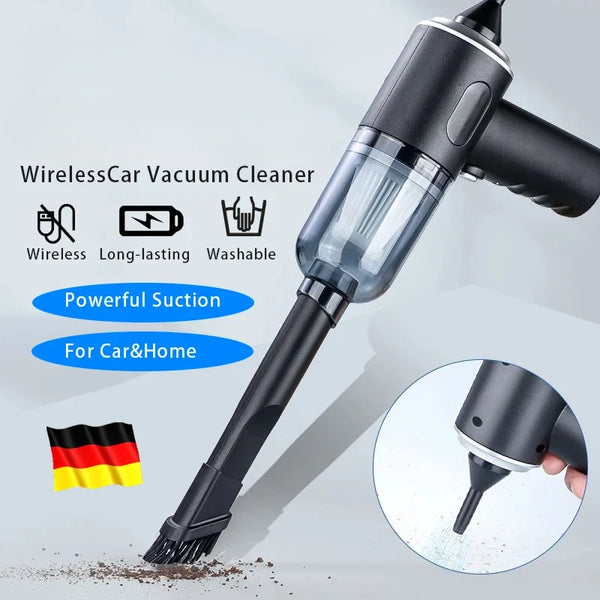 Powerful 9000Pa suction in the palm of your hand