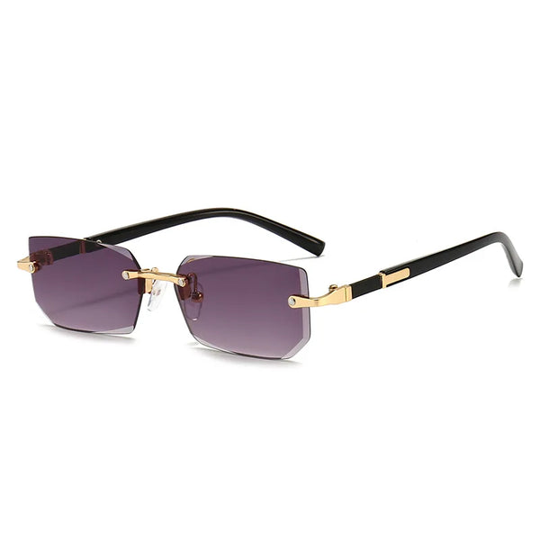 Upgrade Your Style with Trendy Rimless Rectangle Sunglasses