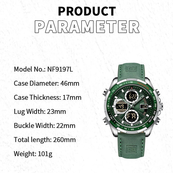 Dominate Every Moment with NAVIFORCE Military Luxury Sports Watch