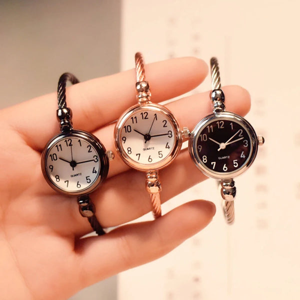Women’s Gold Bangle Watch Stainless Steel Quartz