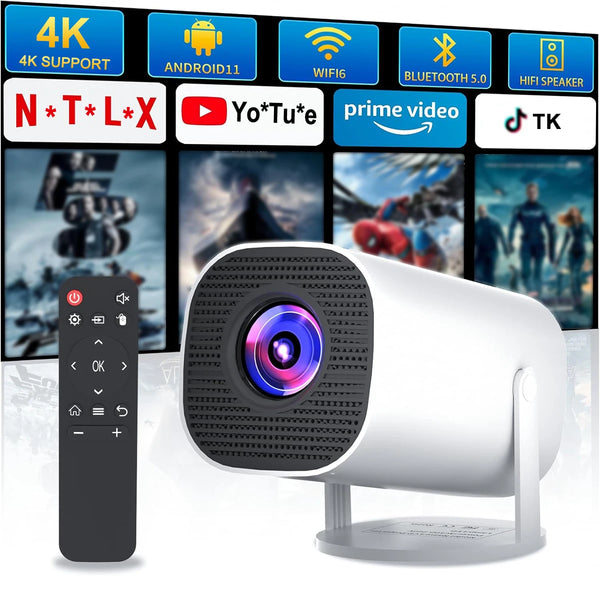 4K Supported Android Portable Home Theater & Gaming Projector

🚀 Benefits