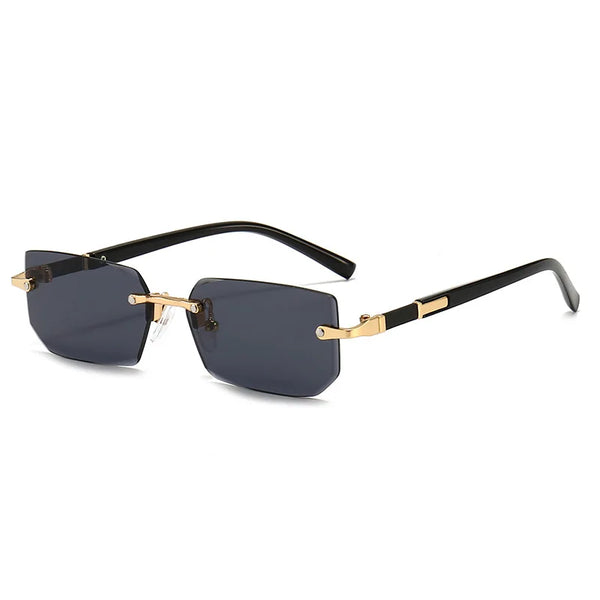 Upgrade Your Style with Trendy Rimless Rectangle Sunglasses