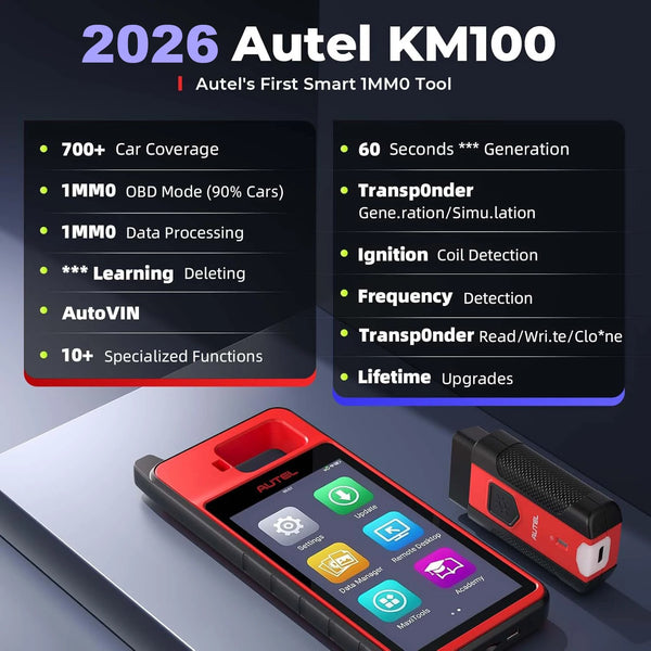 Program Car Keys Like a Pro with the Autel MaxiIM KM100 Tool Kit!