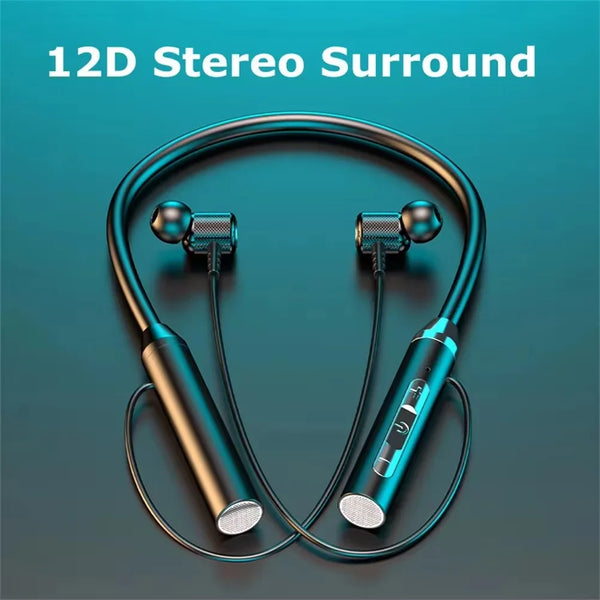 Magnetic Waterproof Gaming & Sports Headset with LED Display