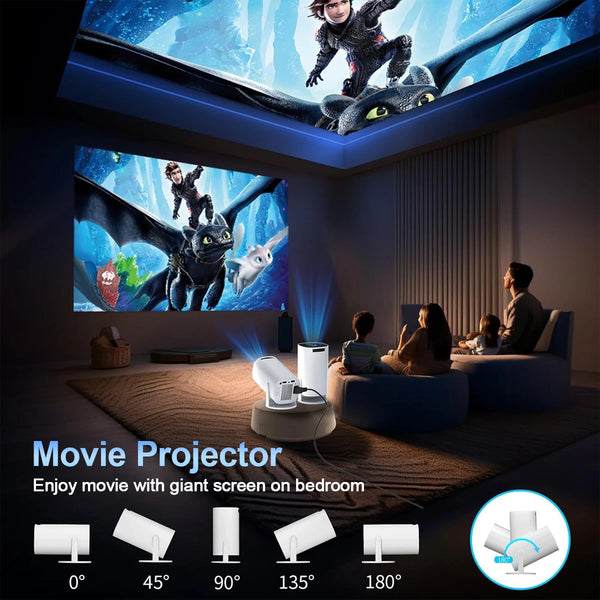 4K Supported Android Portable Home Theater & Gaming Projector

🚀 Benefits