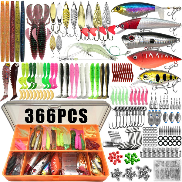 Catch More Fish with the Ultimate Multi-Piece Fishing Lure Kit!